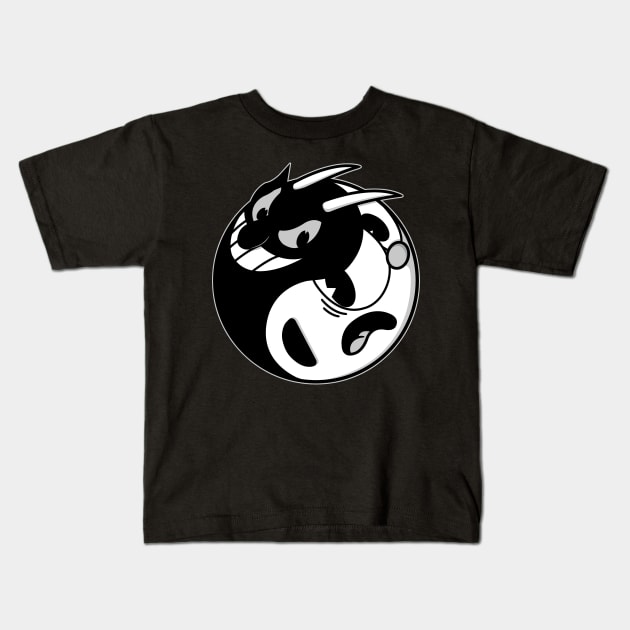 Yin-Cup! Kids T-Shirt by Raffiti